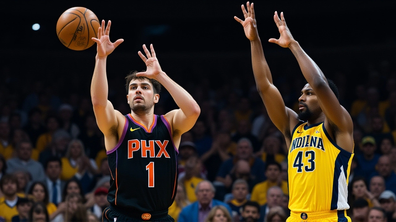 Suns dominam Pacers por 133-98 com 33 pontos de Booker e 32 de Brooks em quinta vitória seguida