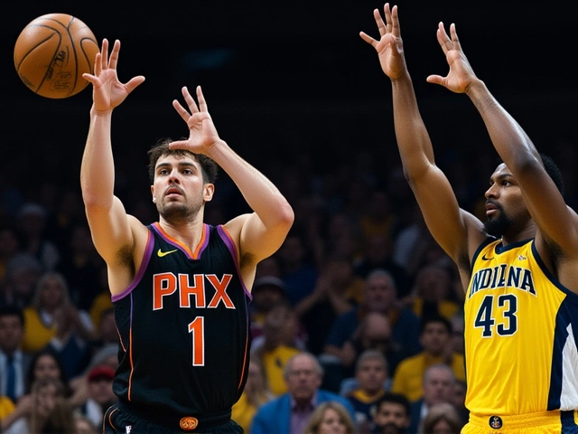 Suns dominam Pacers por 133-98 com 33 pontos de Booker e 32 de Brooks em quinta vitória seguida
